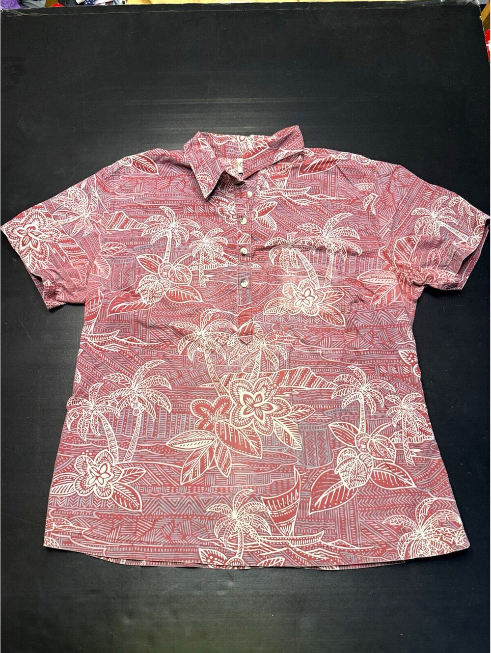 Go Barefoot Trader Joe’s Women’s 2XL Hawaiian Floral Short Button-Up Shirt